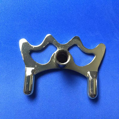 Billiard Cue Rack Cross Set with Faux Copper Base