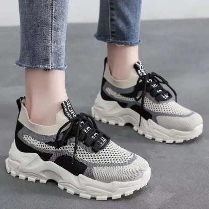 Spring Summer Women's Sports Shoes - Breathable Casual Sneakers