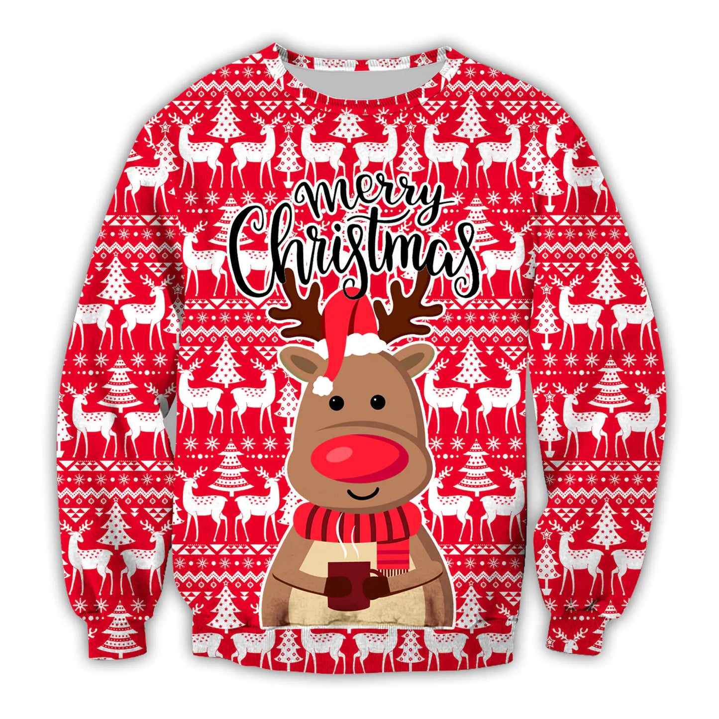 3D Digital Printed Christmas Hoodie