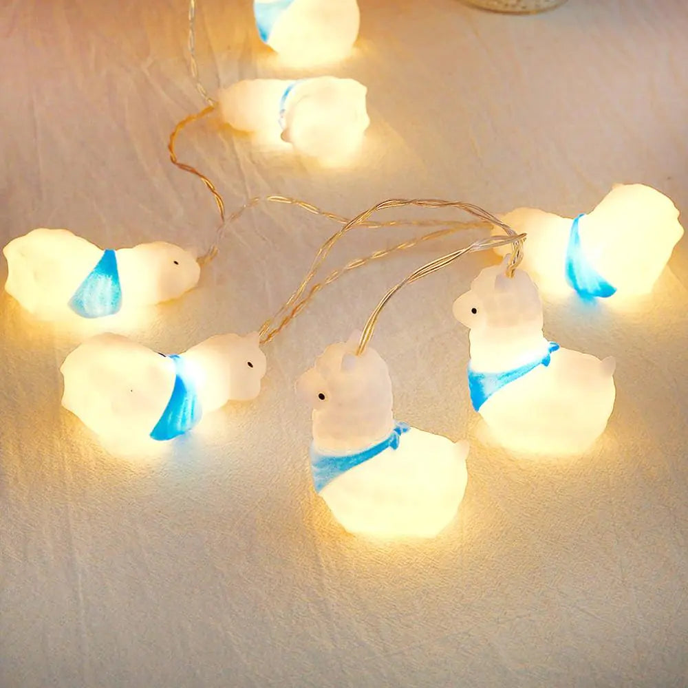 Christmas Sheep String Lights