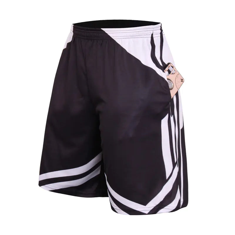 Men's Loose Five-Point Beach Shorts for Sports