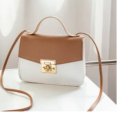 Retro Women's Handbags with Niche Contrast Design