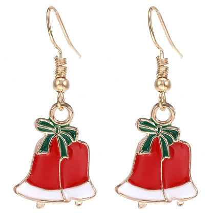 Christmas Series Earrings - Snowman Tree Design