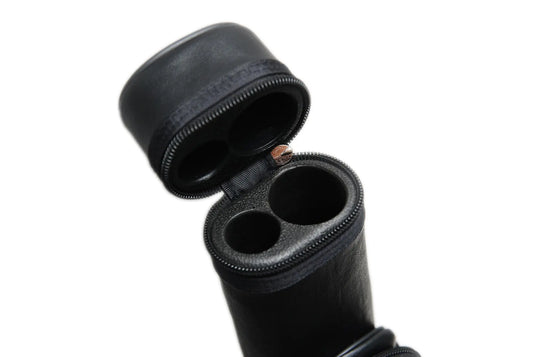 HANS DELTA 1x1 Hard Oval Pool Cue Billiard Stick Carrying Case (Several Colors Available) (Black)