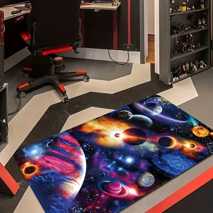 1 Piece 3D Video Game Area Rug for Teen Room Decor