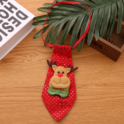 Christmas Colored Sequins Tie Decorations