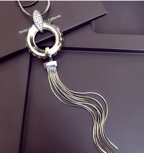 Long Necklace, Sweater Necklace, Accessory Necklace