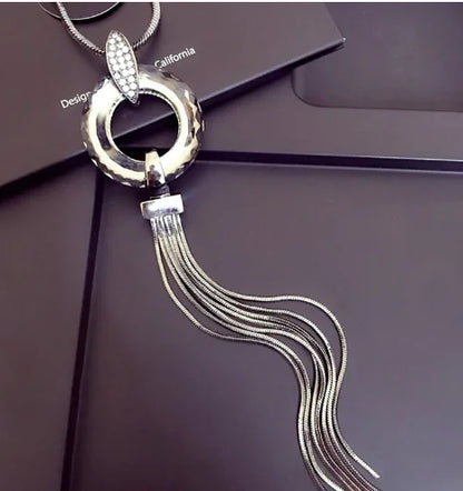 Long Necklace, Sweater Necklace, Accessory Necklace