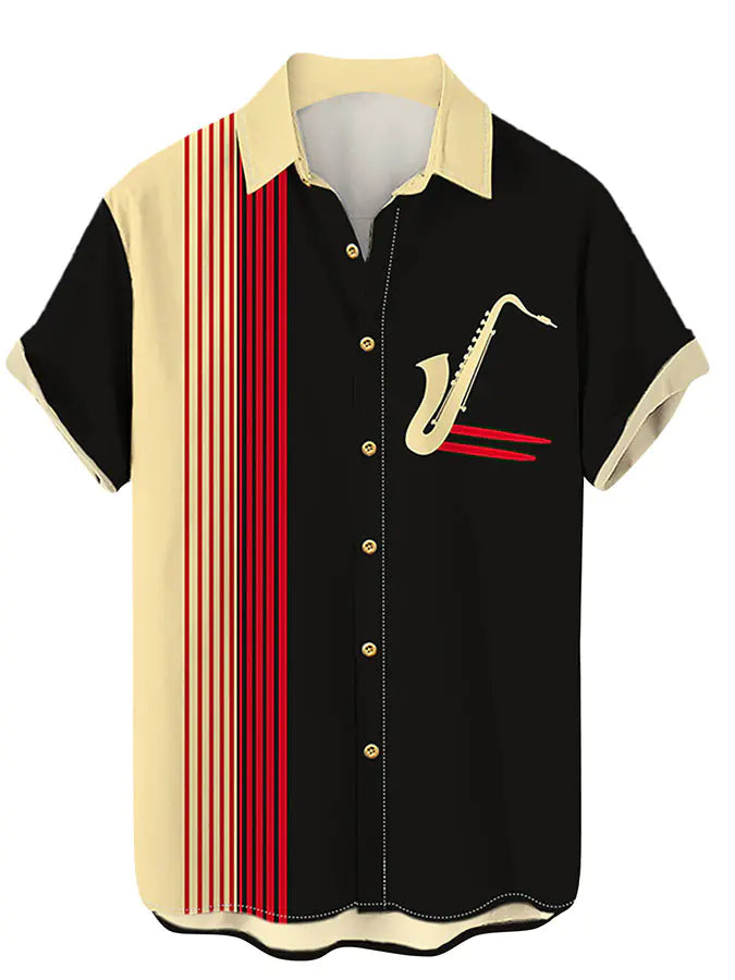 2023 Men's Hawaiian 3D Print Casual Short Sleeve Shirt