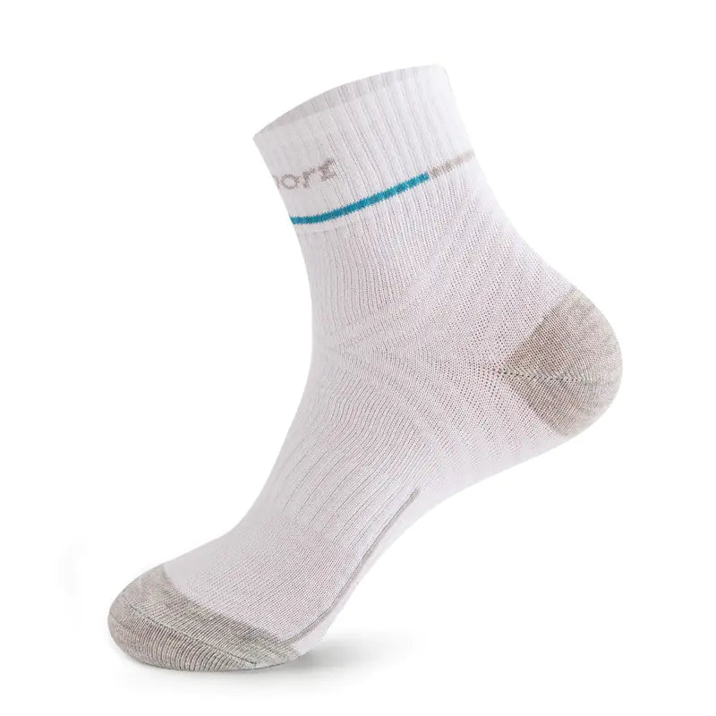 Men's Mid-Calf Socks, Breathable Moisture-Wicking Sports Socks