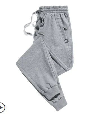 Men's Loose Fit Cotton Sports Pants for Spring & Autumn