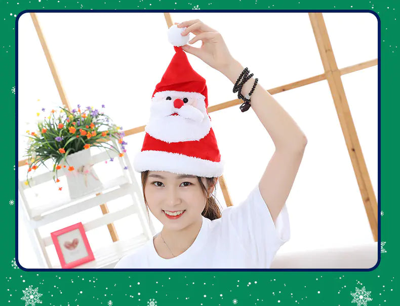 Electric Singing Christmas Hat Toy