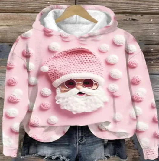 Christmas Holiday Casual Hooded Sweater