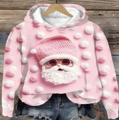 Christmas Holiday Casual Hooded Sweater