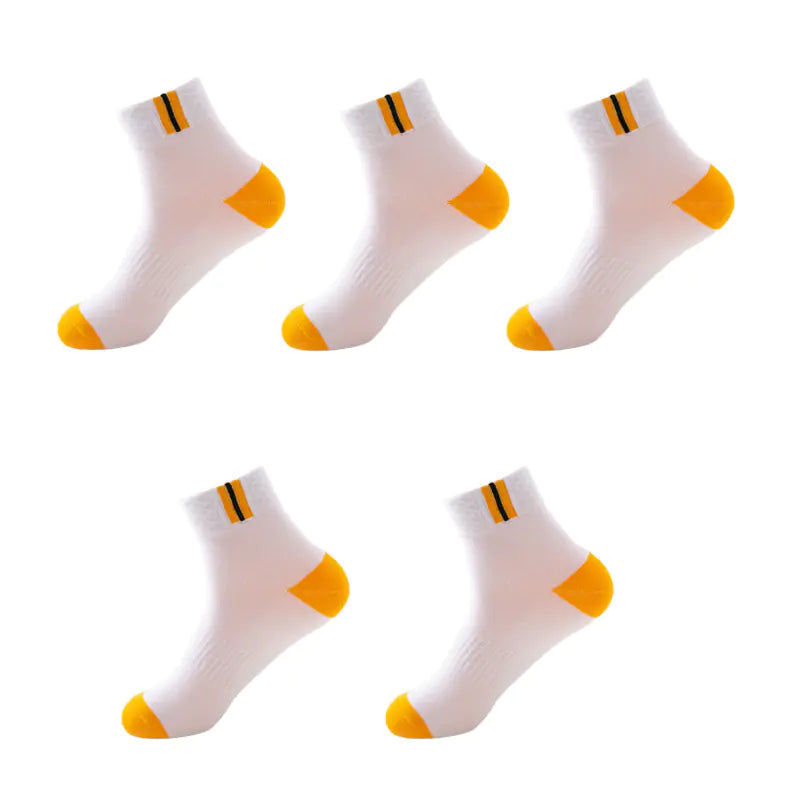 Men's Mid-Calf Socks, Breathable Moisture-Wicking Sports Socks