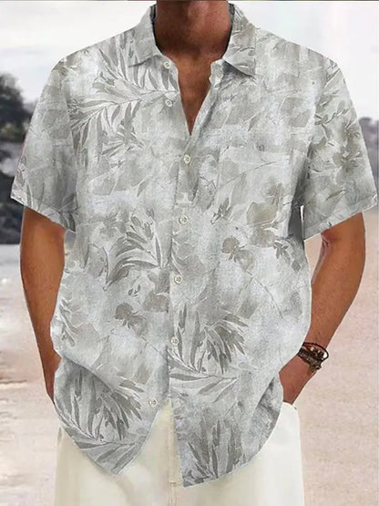 2023 Men's Hawaiian 3D Print Casual Short Sleeve Shirt