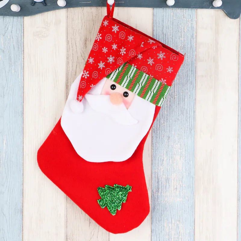 Large Christmas Stocking Gift Bag for Holiday Decor