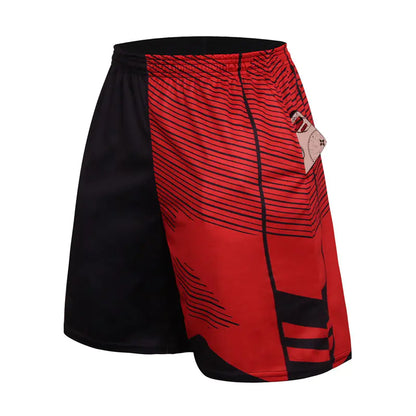 Men's Loose Five-Point Beach Shorts for Sports