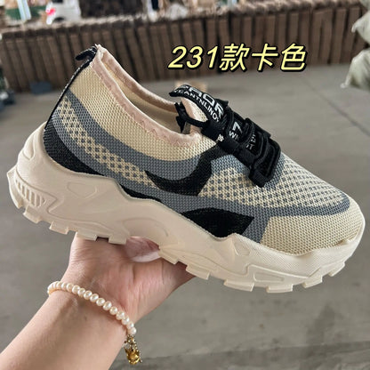 Spring Summer Women's Sports Shoes - Breathable Casual Sneakers