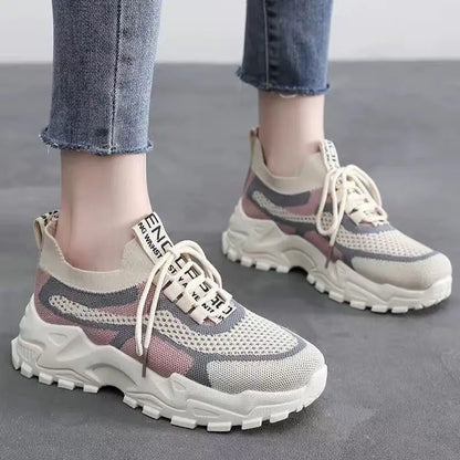 Spring Summer Women's Sports Shoes - Breathable Casual Sneakers