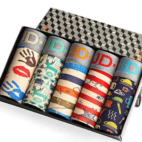 Pure Cotton Youth Sports Boxer Pants for Men