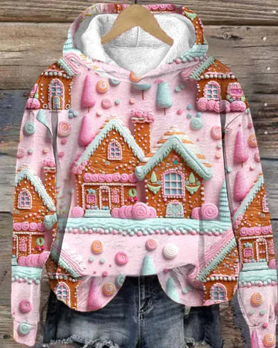 Christmas Holiday Casual Hooded Sweater