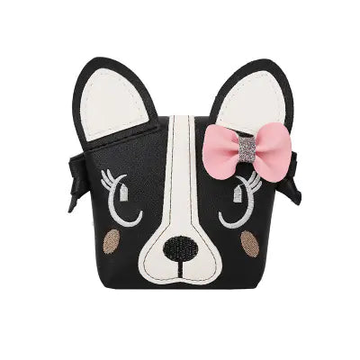Fashionable Cartoon Dog Shoulder Crossbody Bag