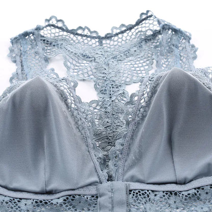 Lace Wireless Front Closure Bra Lingerie
