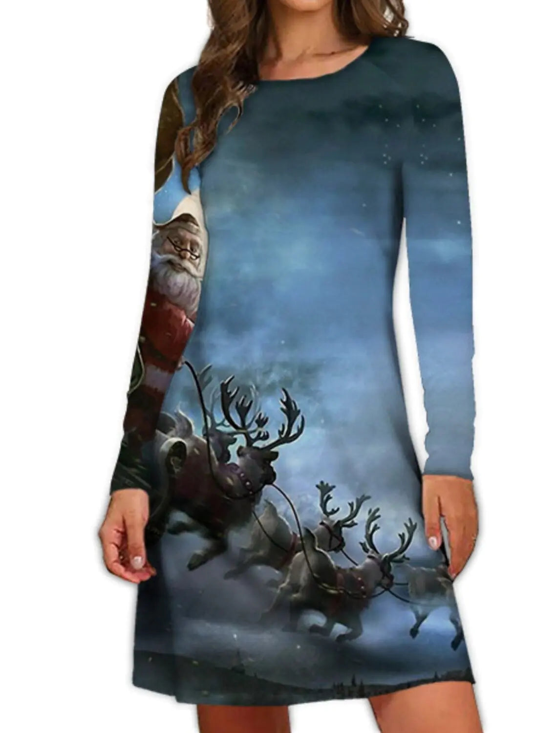 Women's Long Sleeve Christmas Dress