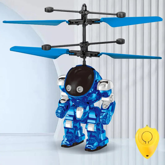 Flying Toys for Boys Drones Toys for Ages 8-13 USB Charging Induction Helicopter Hand Controlled with LED Light Flying Orb Ball Indoor Outdoor Boys Girls Gifts 6-8 9 10 11 12+ Years Old - Blue