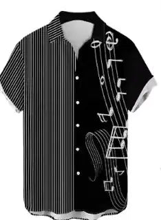 2023 Men's Hawaiian 3D Print Casual Short Sleeve Shirt