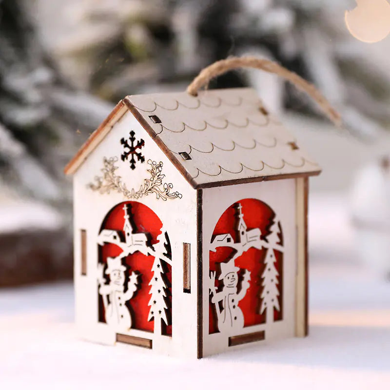 Christmas Decorative Miniature Wooden House