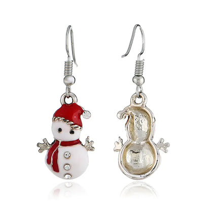 Snowman Earrings - Christmas Jewelry