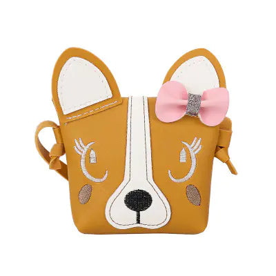 Fashionable Cartoon Dog Shoulder Crossbody Bag