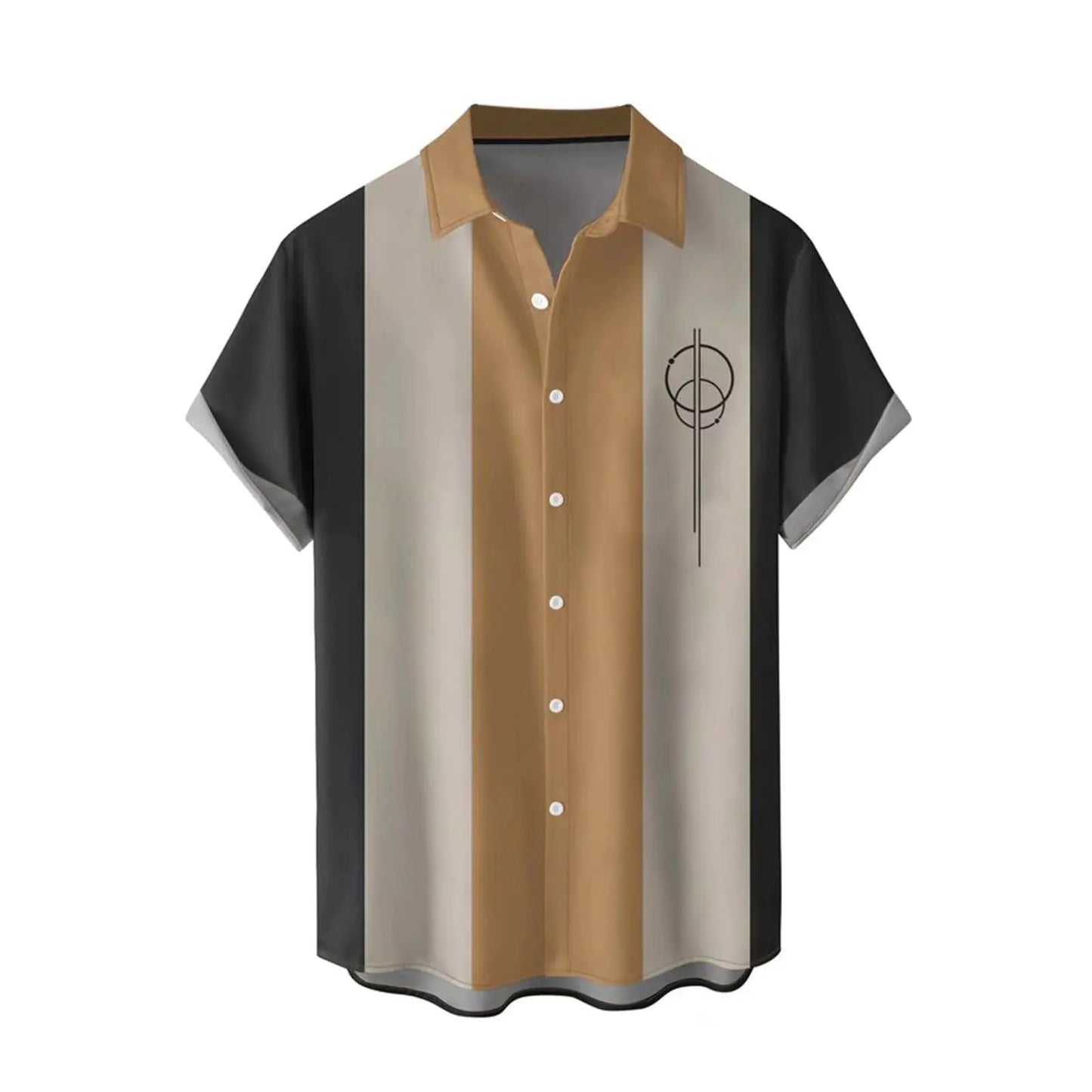 2023 Men's Hawaiian 3D Print Casual Short Sleeve Shirt