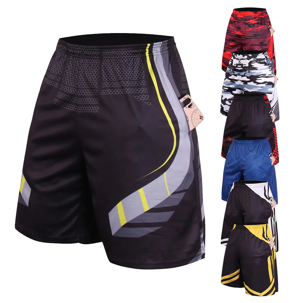 Men's Loose Five-Point Beach Shorts for Sports