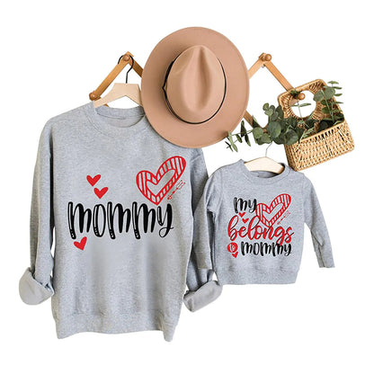 Parent-Child Christmas Printed Sweater