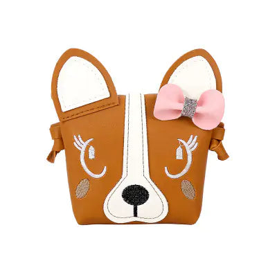 Fashionable Cartoon Dog Shoulder Crossbody Bag