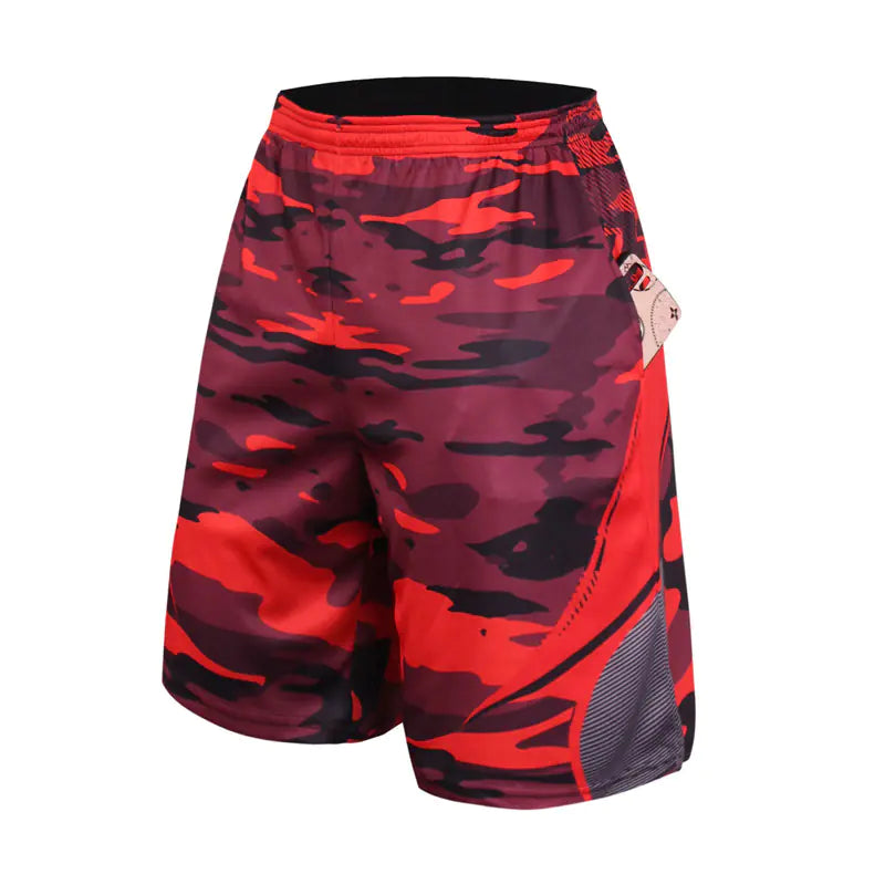 Men's Loose Five-Point Beach Shorts for Sports