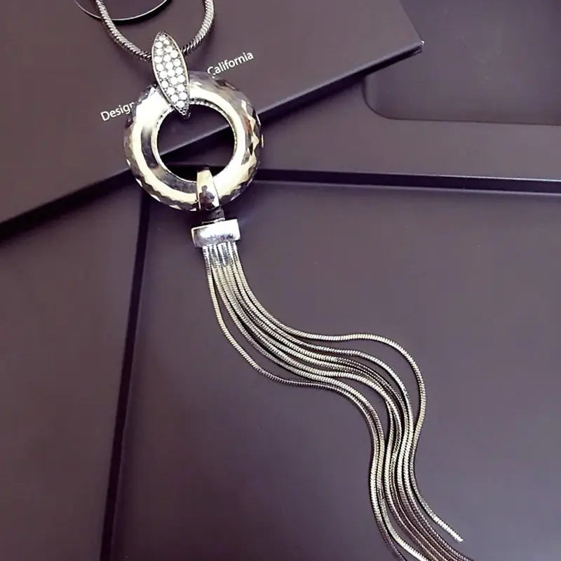 Long Necklace, Sweater Necklace, Accessory Necklace