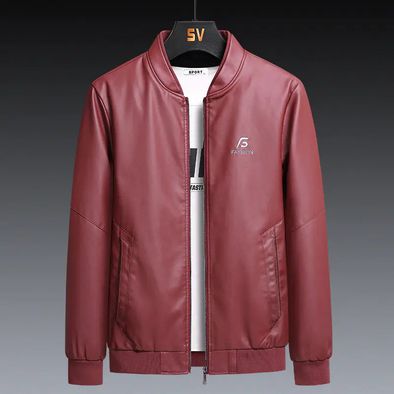 Slim Fit Stand Collar Versatile Jacket