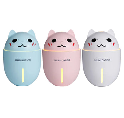 Cat Humidifier with Fan and Night Light