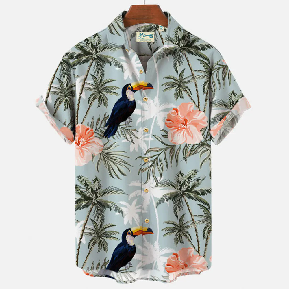 2023 Men's Casual Hawaiian Shirt for Vacation
