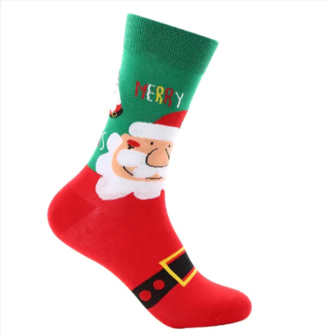 Unisex Christmas Cotton Socks