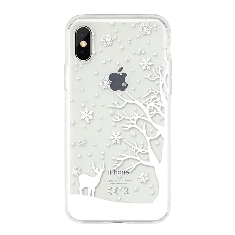 Christmas Snowflake Elk Phone Case